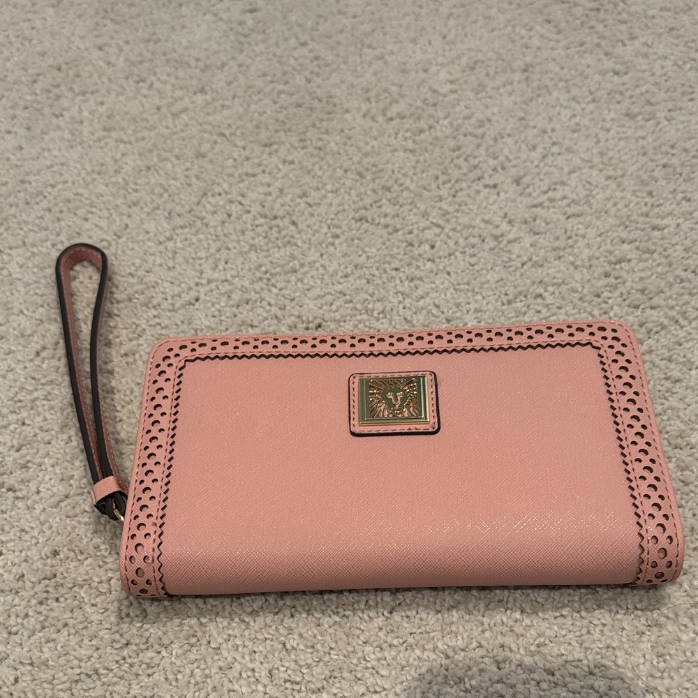 Anne Klein Pink Wristlet